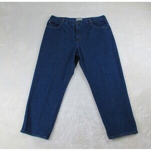 L.L. Bean Pants Mens 40 Blue Denim Jeans Comfort Waist Straight 40X29*